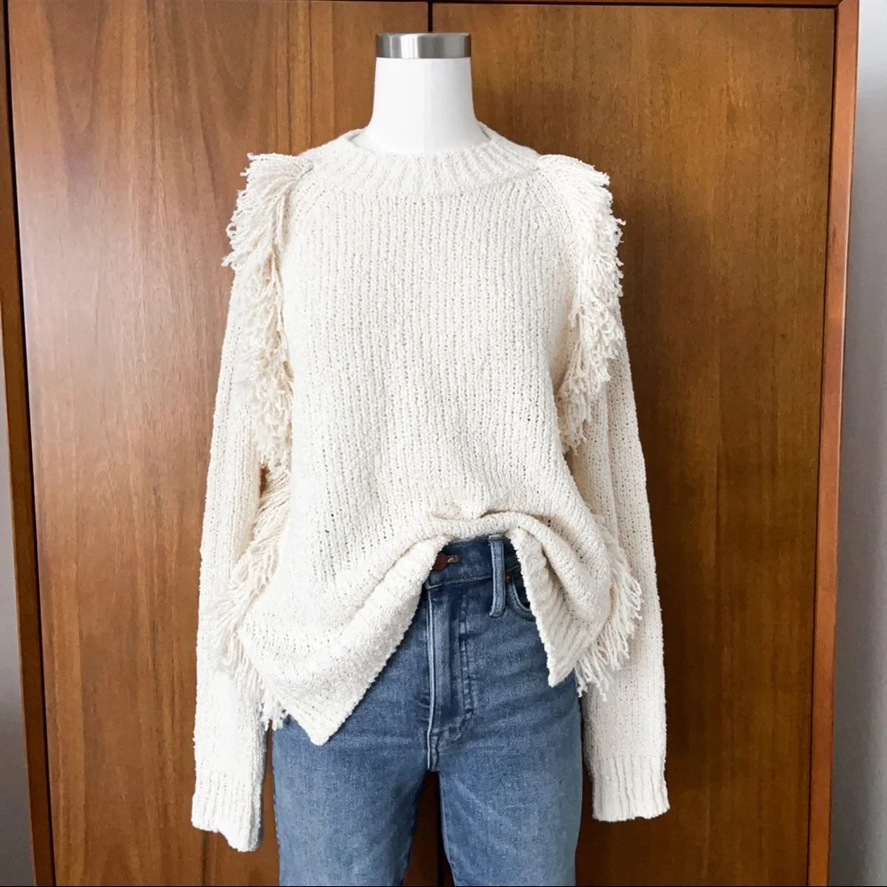 Madewell Loop-Edge Pullover Sweater Size Small - image 1